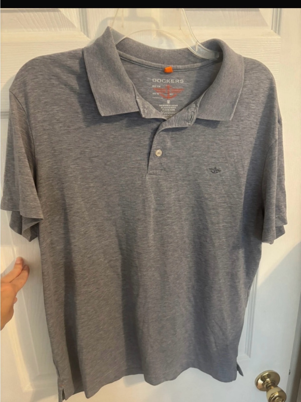 Dockers Men's Light Gray Polo - Short Sleeve